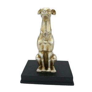 Greyhound Guard Dog Whippet Statue - 8  Inches x 4 inches  x 6 inches